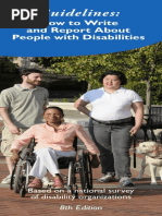 Guidelines: How To Write and Report About People With Disabilities 8th Edition