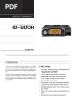 Icom ID-800H Instruction Manual