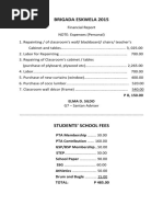 Brigada Eskwela 2015: P 8, 150.00 Elma D. Sildo