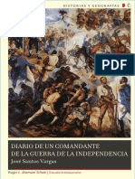 Diario de Un Comandante de La Guerra de La Independencia - Jose Santos Vargas