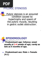 Pyloric Stenosis