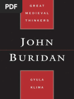 John Buridan Great Medieval Thinkers PDF