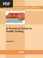 A Practical Guide To Textile Testing