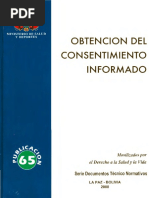 65 Obtención Del Consentimiento Informado