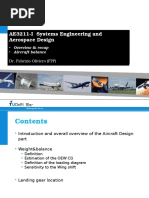 Lecture 3 Weight&Balance in AC Design