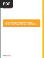 Nota Técnica #34 Trabajador (A) Ocupacionalmente Expuesto (A) A Radiaciones Ionizantes