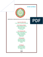 2018 Protected Cultivation Study Material by Dr.I.V.Srinivasa Reddy - 9441168156