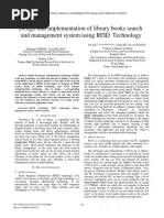 Design and Implementation of Library Books Search and Management System Using RFID Technology