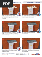 ENTRANCE Canopies GRP Flat Contemporary: - Internal Fix