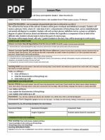 Lesson Plan: Curriculum Connections