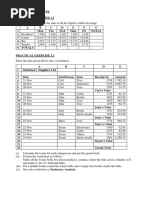 Practical Exercises Spredsheets