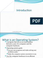 Chapter 1: Introduction: Operating System Concepts