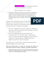 Documentos Importantes para Apostillar Son Los Diplomados