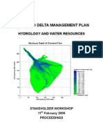 ODMP Stakeholder Workshop Report Hydrological Model