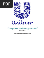 Compensation Management of Unilever