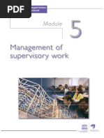 Management of Supervisory Work: Reforming School Supervision For Quality Improvement