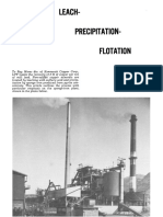 Leach Precipitation and Flotation