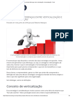 As Principais Diferenças Entre Verticalização e Horizontalização - Portal