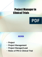 Role of Project Manager in Clinical Trials