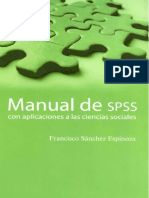 Manual de SPSS Con Aplicaciones A Las Ciencias Sociales