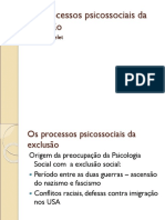 Os Processos Psicossociais Da Exclusão