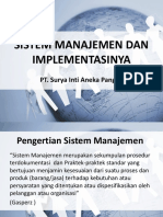 Sistem Manajemen Dan Implementasinya