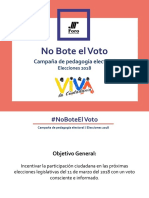 Campaña No Bote El Voto