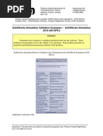 Pveng: Solidworks Simulation Validation Examples - Solidworks Simulation 2010 X64 Sp4.0