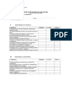 Pauta de Despistaje Docente de Aula