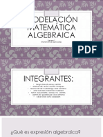 Modelación Matemática Algebraica