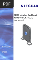 N600 Wireless Dual Band Router WNDR3400v2: User Manual