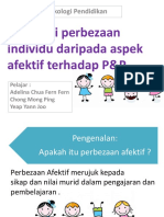 Implikasi Perbezaan Individu Daripada Aspek Afektif Terhadap Pengajaran New