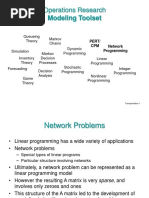 Modeling Toolset: Operations Research