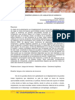 "El Desafío de Enseñar Lengua A Los Hablantes de Herencia" Patricia Gubitosi