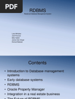 RDBMS: Relational Database Management System