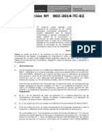 Res Tribunal 002-2014 - Descalificacion Ppta Por Error Promesa Consorcio