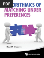 (Series On Theoretical Computer Science) David F Manlove-Algorithmics of Matching Under Preferences-World Scientific Publishing Company (2013)