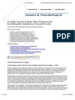 Planetary Harmonics and Neurobiological Resonances