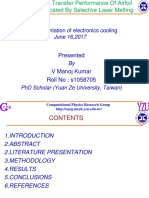 Electronics Cooling Final Presentation