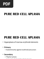 Pure Red Cell Aplasia