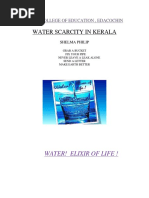 Water Scarcity in Kerala