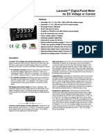 Laurel: Laureate™ Digital Panel Meter For DC Voltage or Current