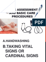 Basic Assessment and Basic Care Procedures