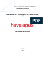 PLANO DE MARKETING HAVAIANAS Trabalho Ac