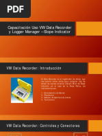 Capacitación Uso VW Data Recorder y Logger Manager