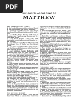 Ministers Bible Matthew Sample KJV