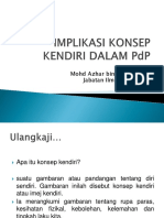 Implikasi Konsep Kendiri Dalam PDP