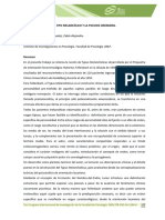 El Tipo Melancólico y La Psicosis Ordinaria