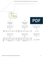 Section Properties of Common Shapes