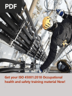 Get Your ISO 45001 2018 Training Materials Now